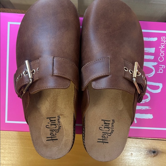 NIB Corkys Cognac Day Dream Clog - Picture 5 of 7